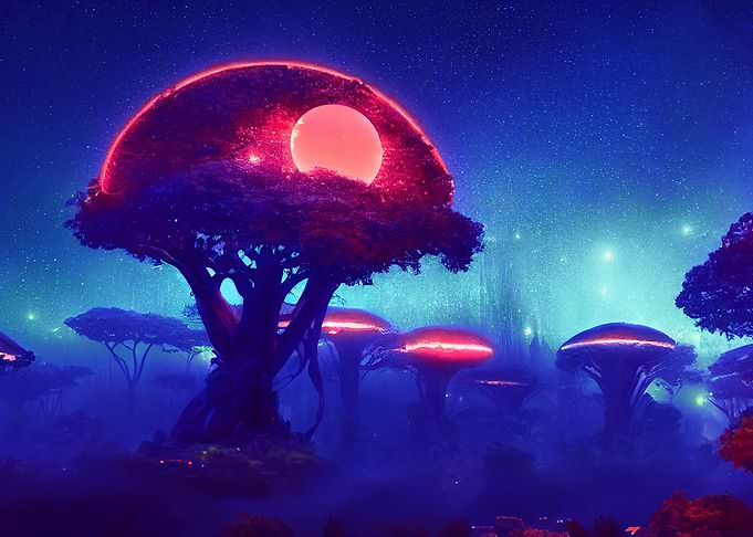 Neon Forest Fantasy