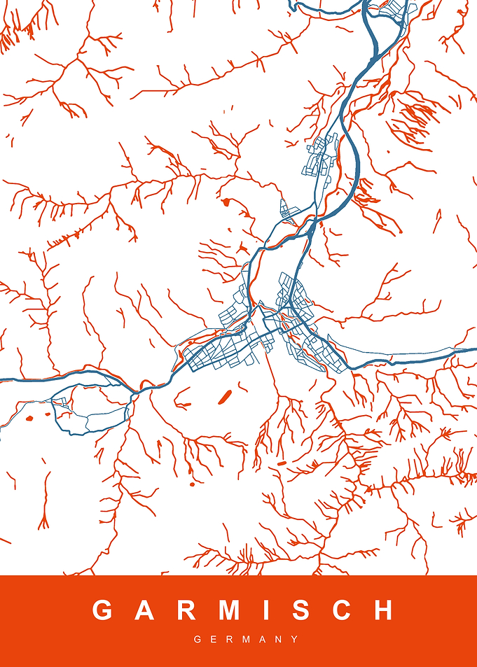 MAP GARMISCH GERMANY