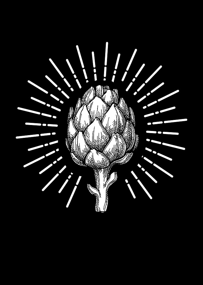 Artichokes Retro Vegan