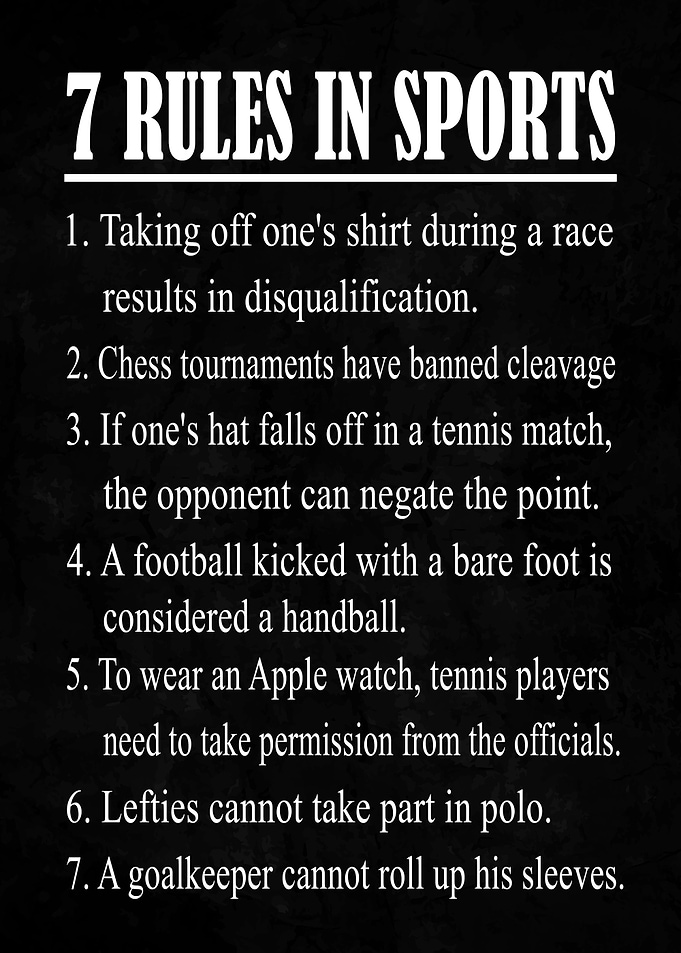 7 Rules In Sports
