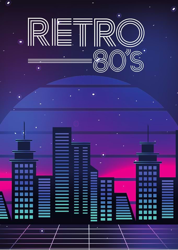 Retro 80s Art