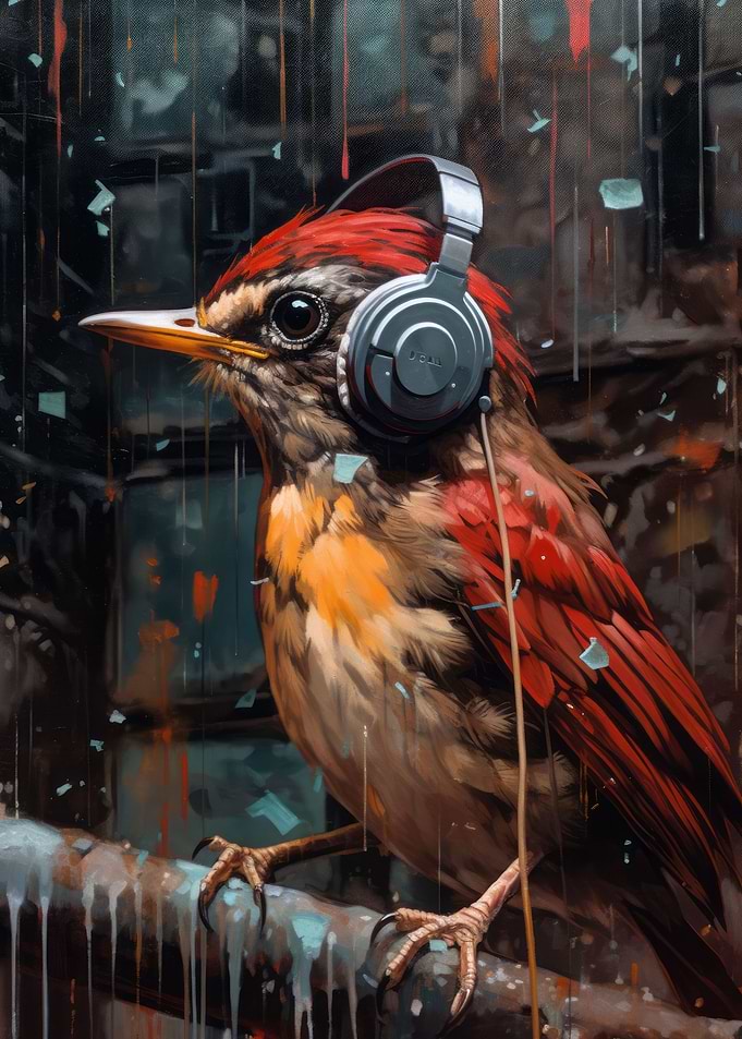 American Robin Headphones