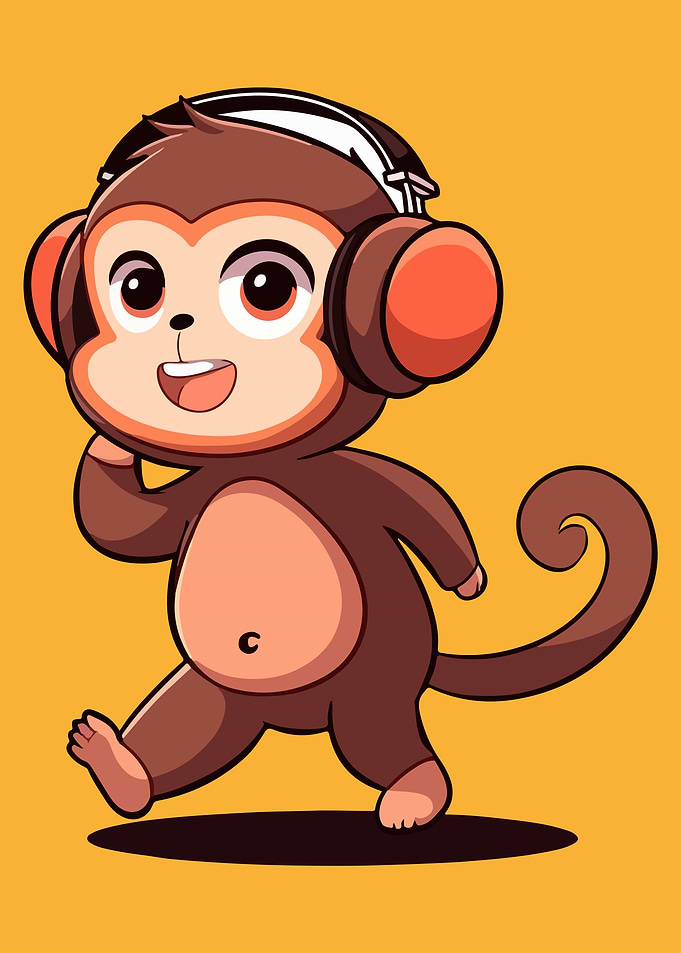 Funny Monkey Cartoon