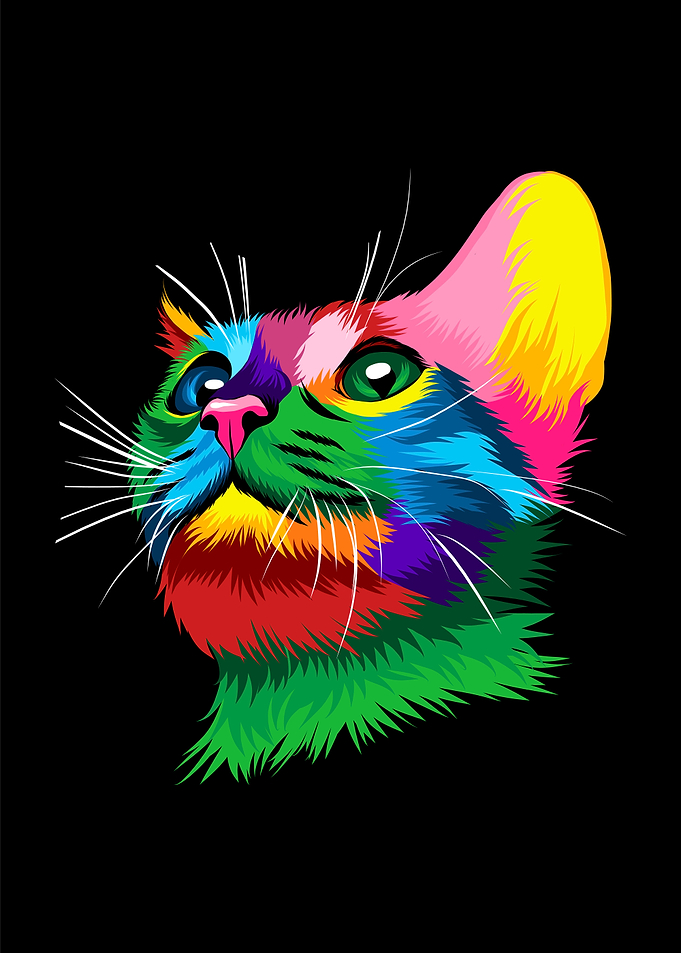 Cat Colored