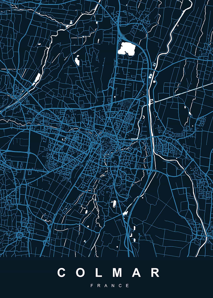 MAP COLMAR FRANCE