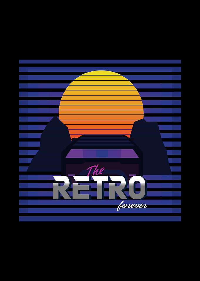 Retro 80s Art