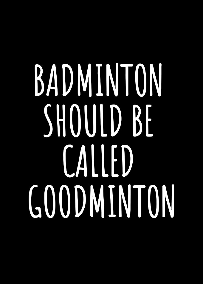 Badminton Should Be Called