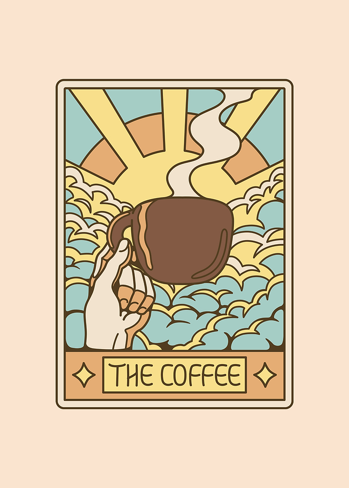 The Coffee Tarot Card