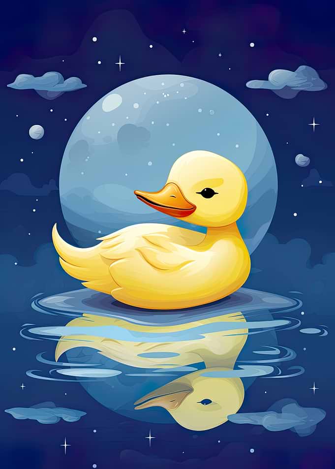 Cute Baby Duck
