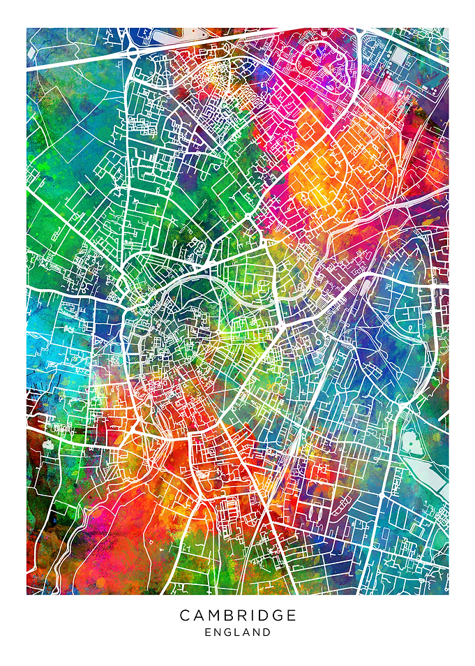 Cambridge England Map