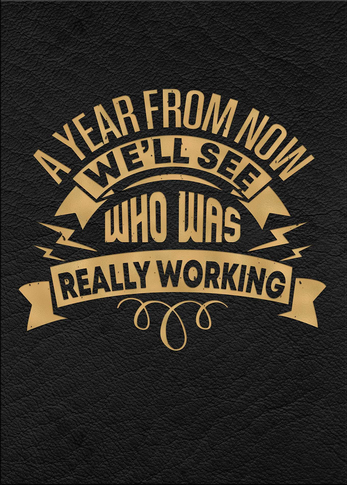 A year from now we will