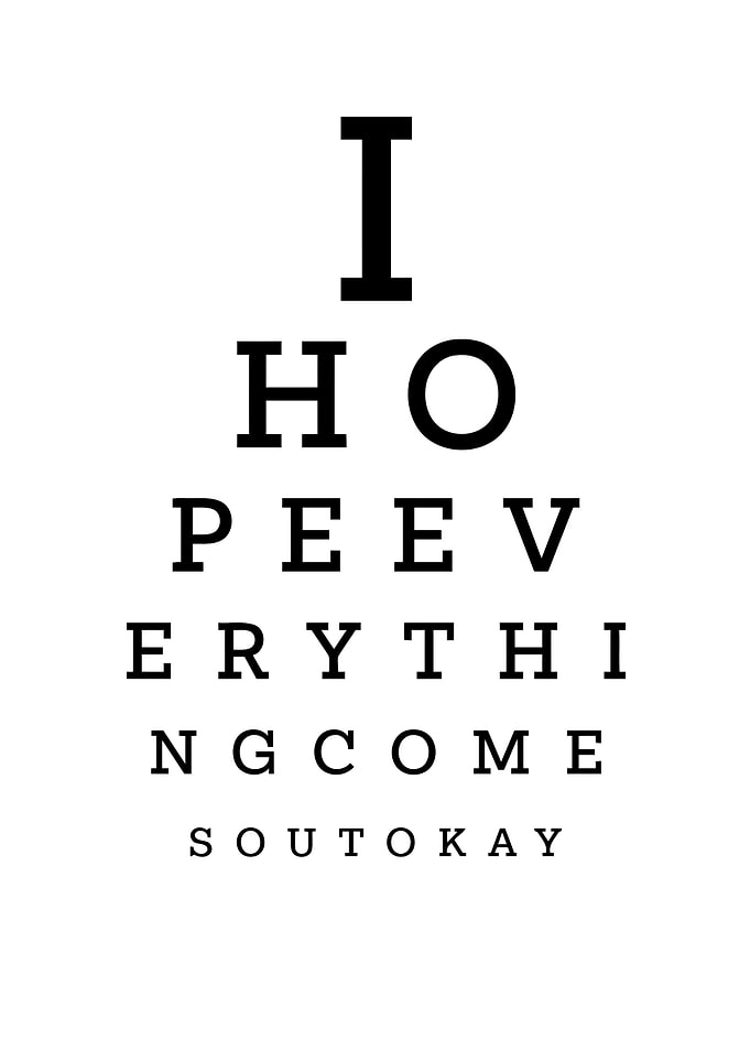 Bathroom Eye Test