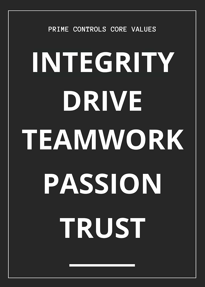 Prime controls core values