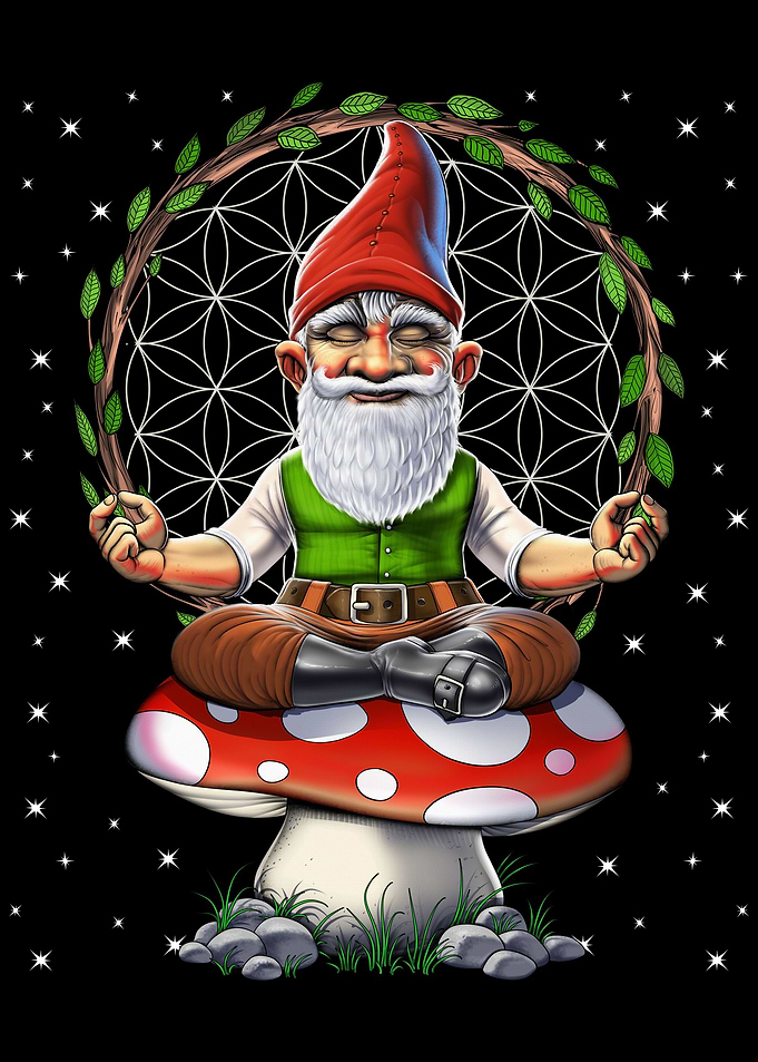 Forest Mushroom Gnome