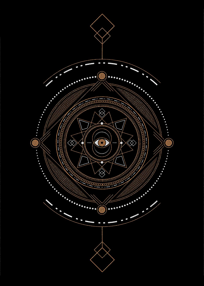 Mandala Seeing Eye Geo