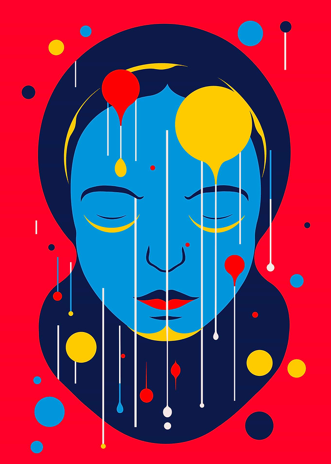 Dadaism Illustration Girl