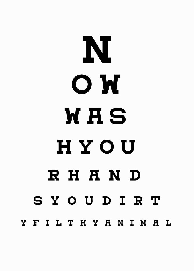 Bathroom Eye Test