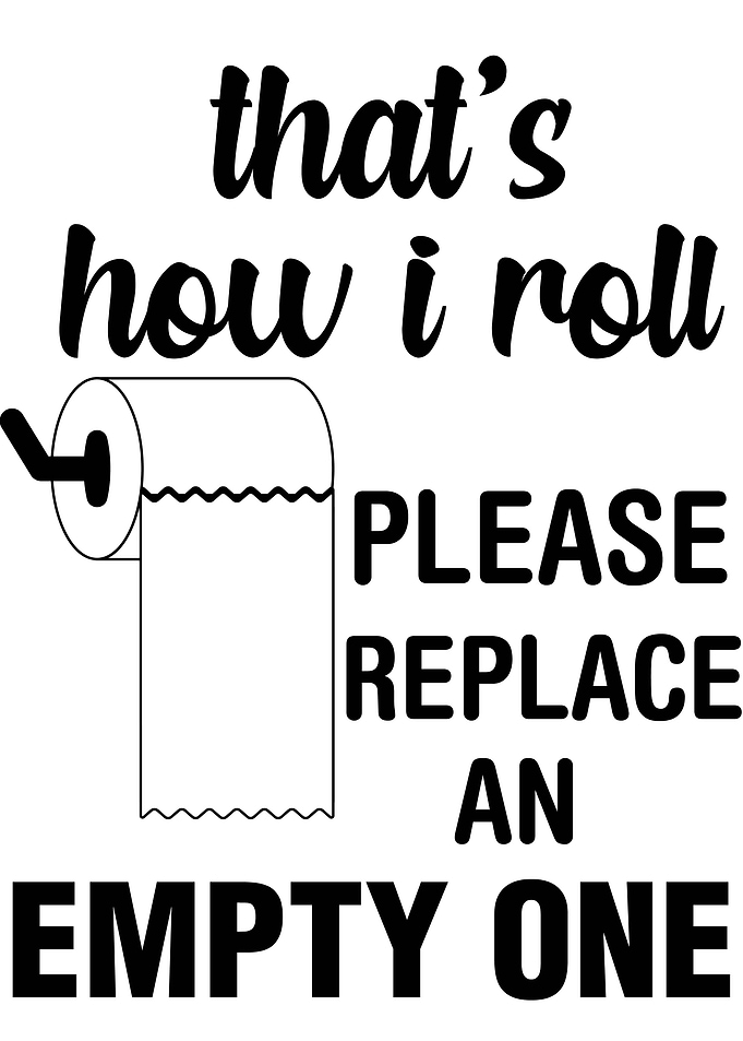 Funny Toilet Paper Roll