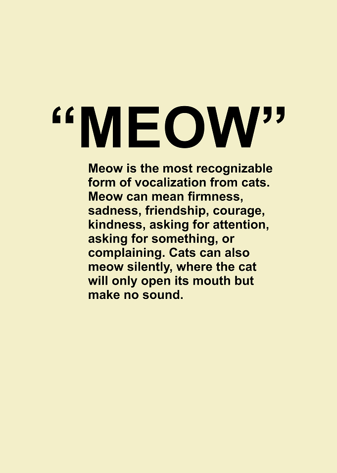 Explanation of Meow