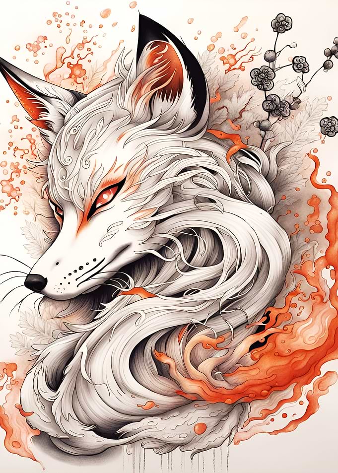 White Kitsune