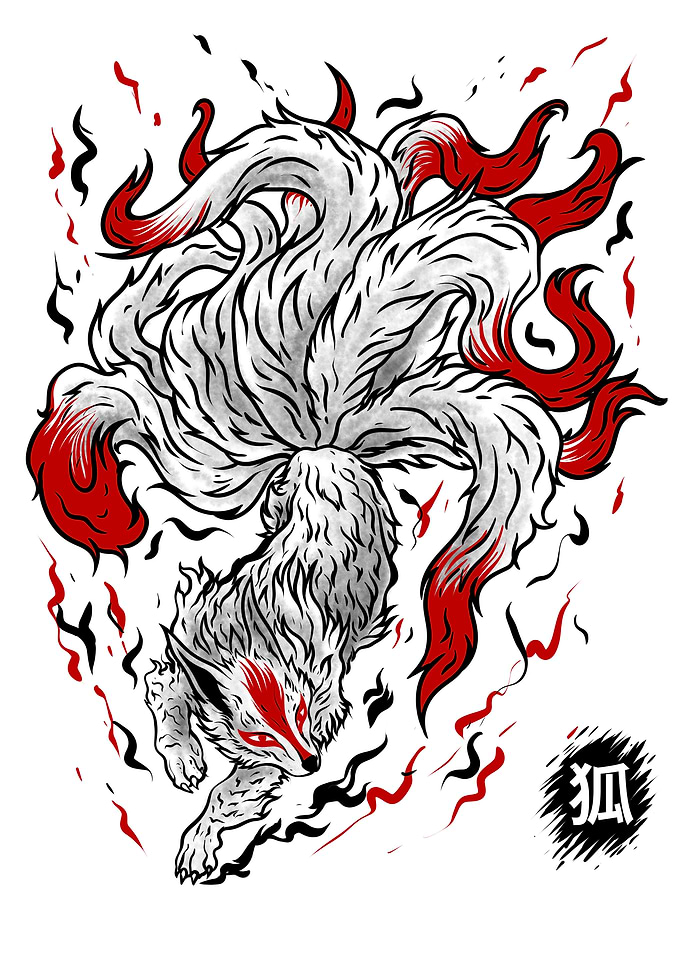 japanese kitsune fox