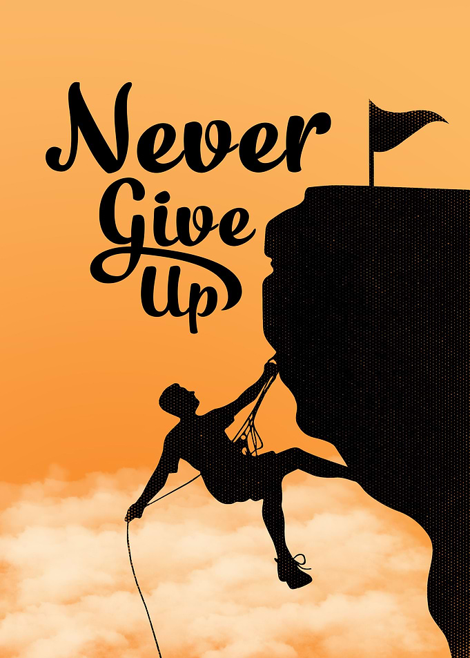 Never Give Up Poster