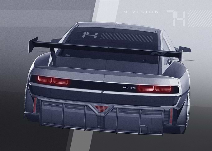 HYUNDAI N VISION 74 REAR