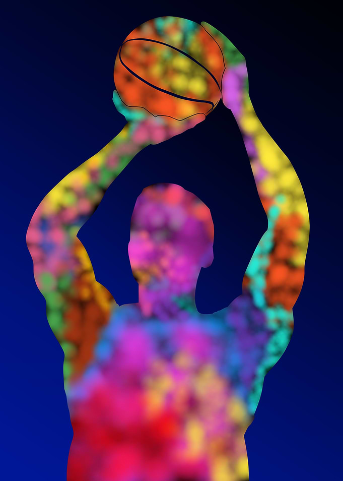 Basketball pop art