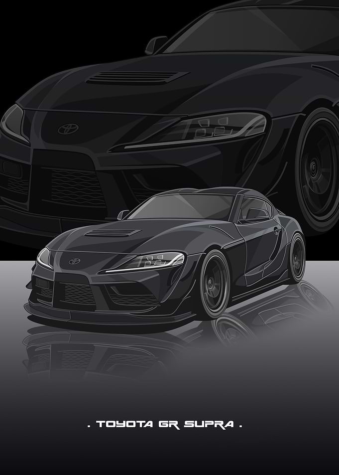 TOYOTA GR SUPRA BLACK