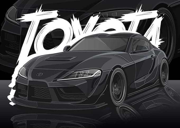 TOYOTA GR SUPRA BLACK