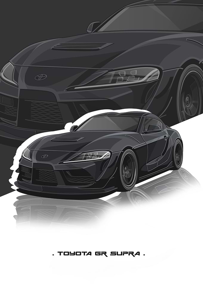 TOYOTA GR SUPRA BLACK