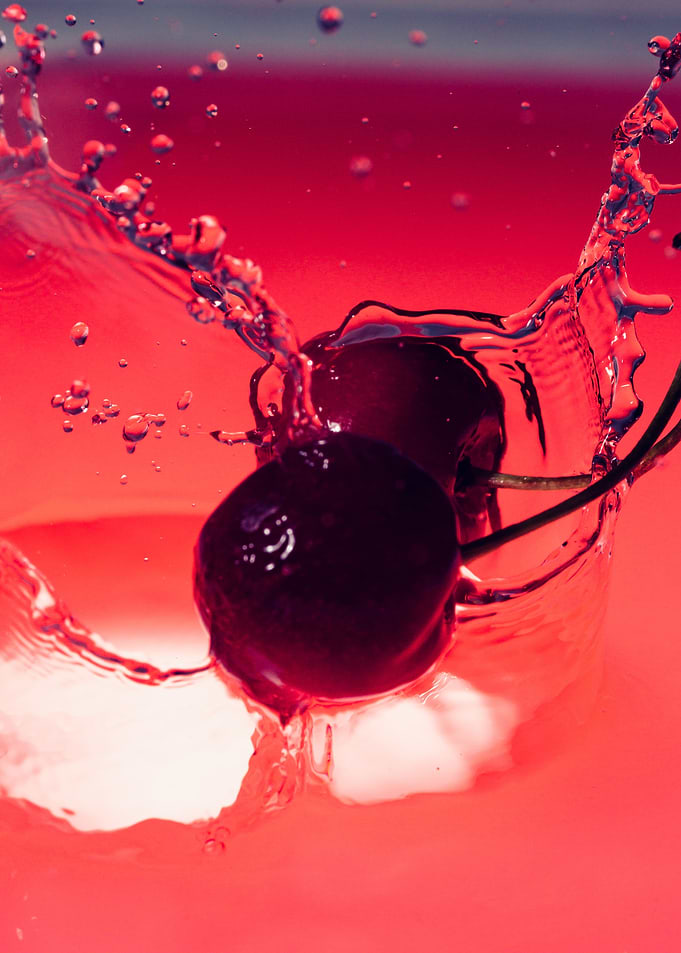 Cherrys splashing 2