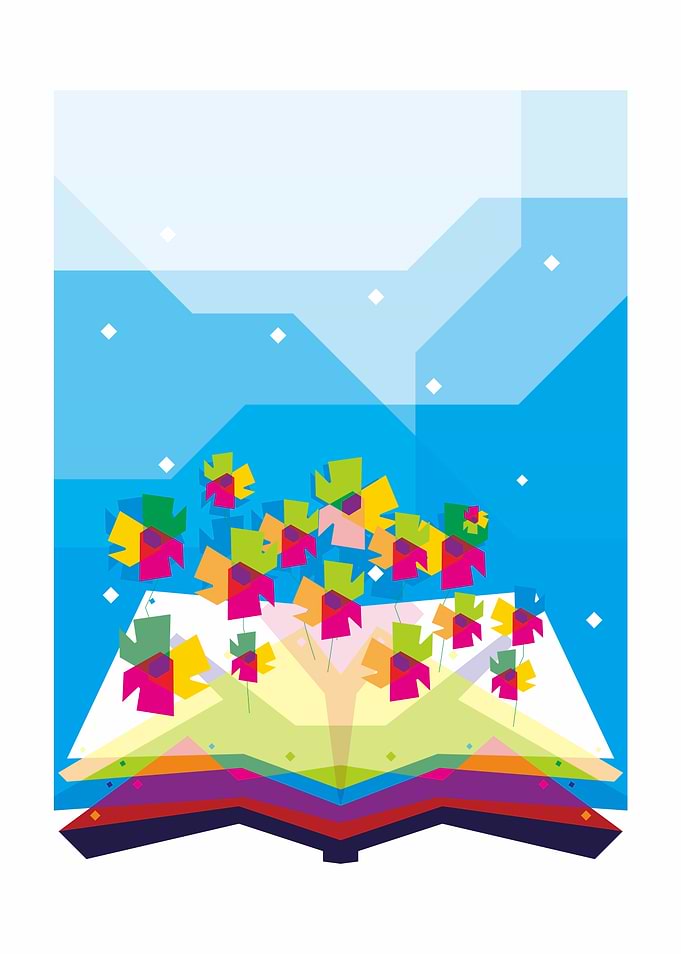 Aesthetic Book Popart