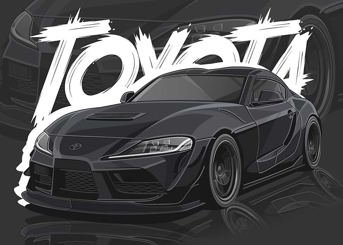 TOYOTA GR SUPRA BLACK