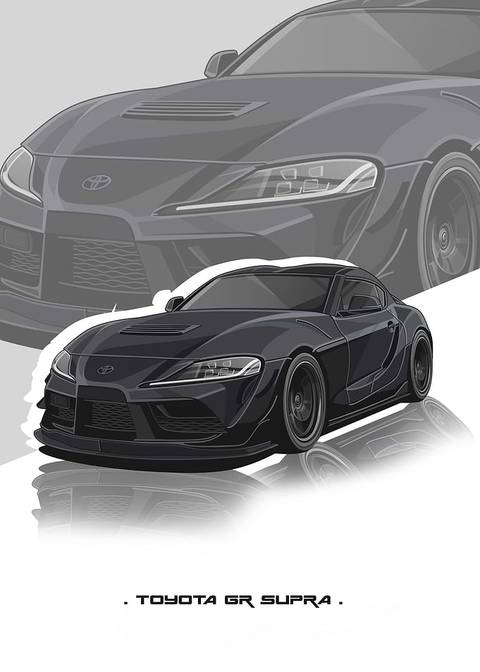 TOYOTA GR SUPRA BLACK