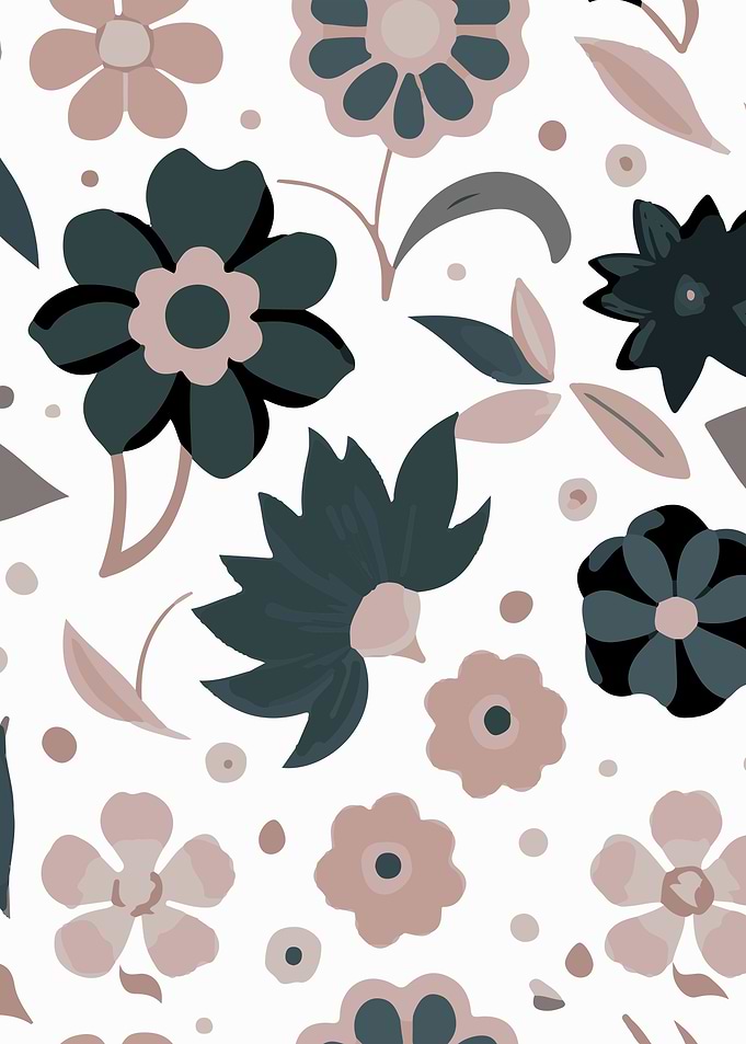 Crazy floral pattern