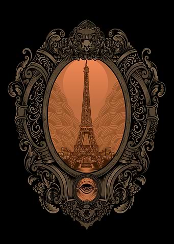 etro eiffel tower vintage
