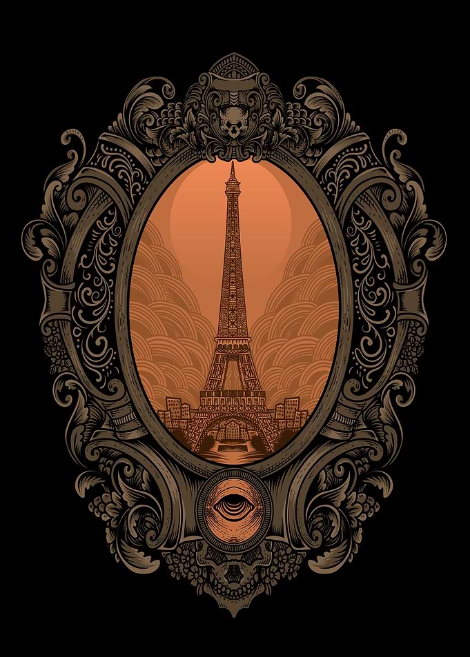 etro eiffel tower vintage