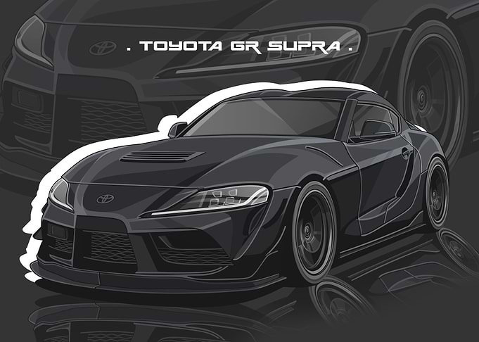 TOYOTA GR SUPRA BLACK