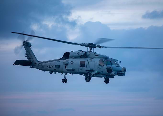 Sea Hawk in flight