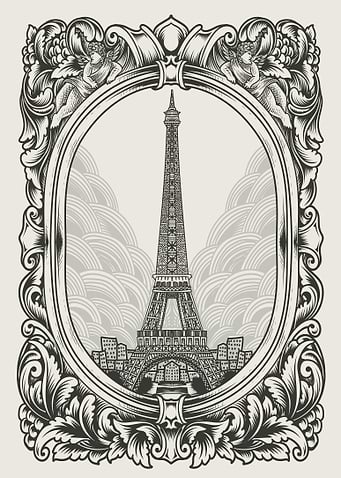 etro eiffel tower vintage