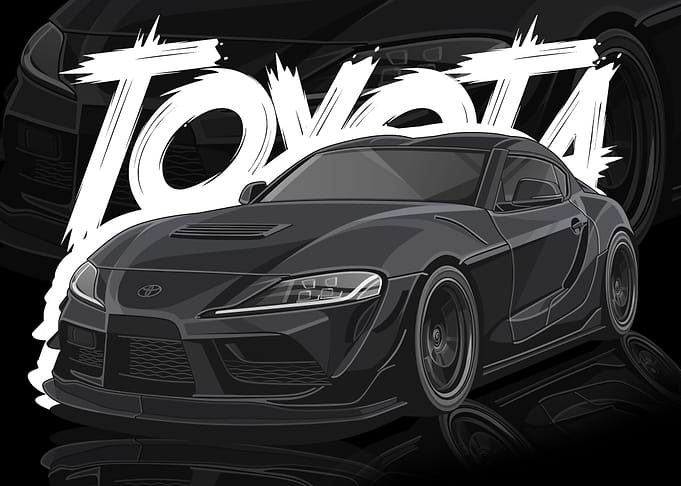 TOYOTA GR SUPRA BLACK