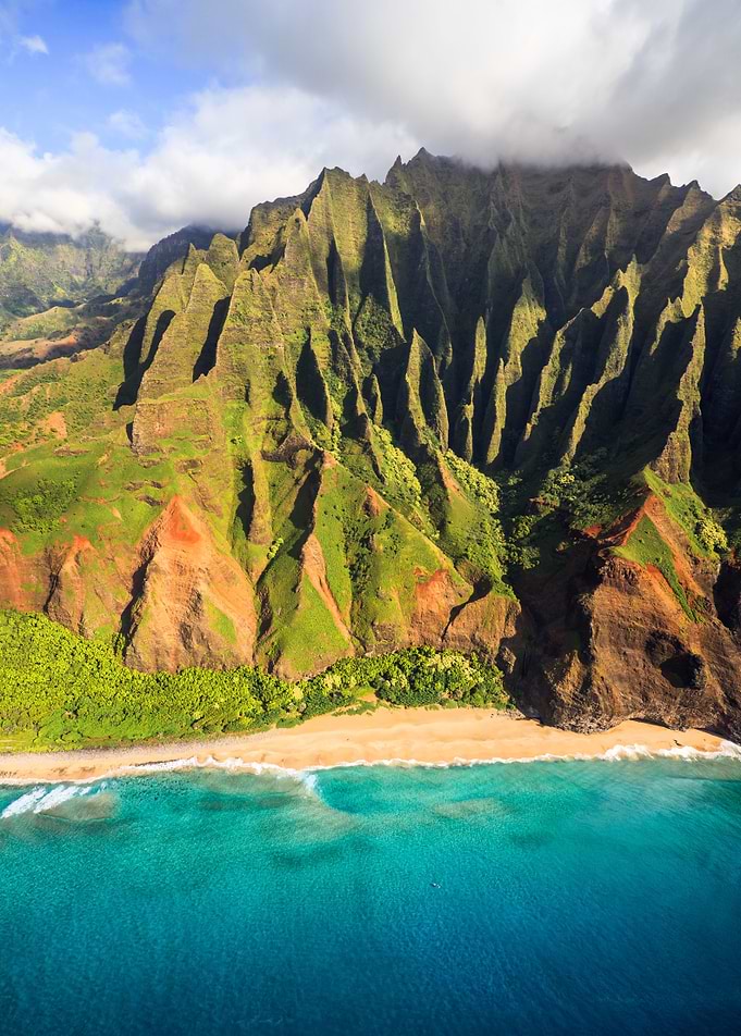 Na Pali coast Kauai Hawaii