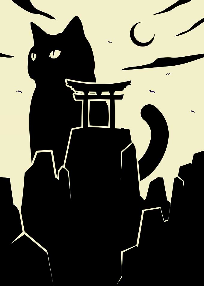 Giant Cats In Japan