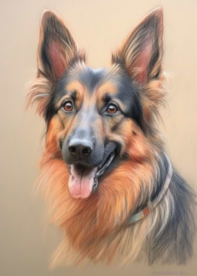 German Shepherd Sketch