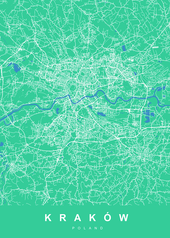 MAP KRAKOW POLAND