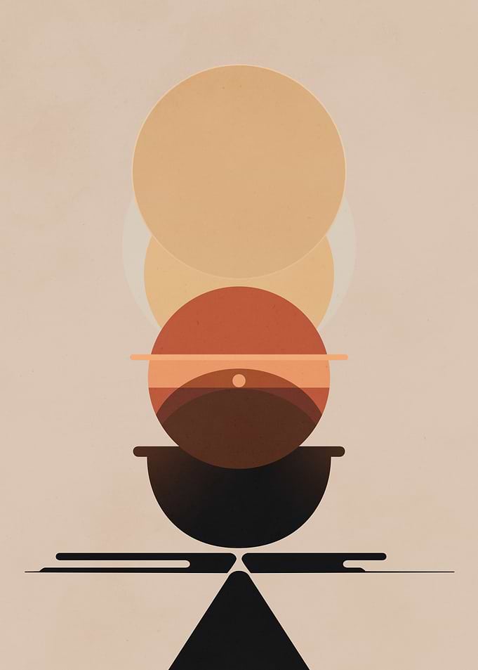Boho Sunrise Circles