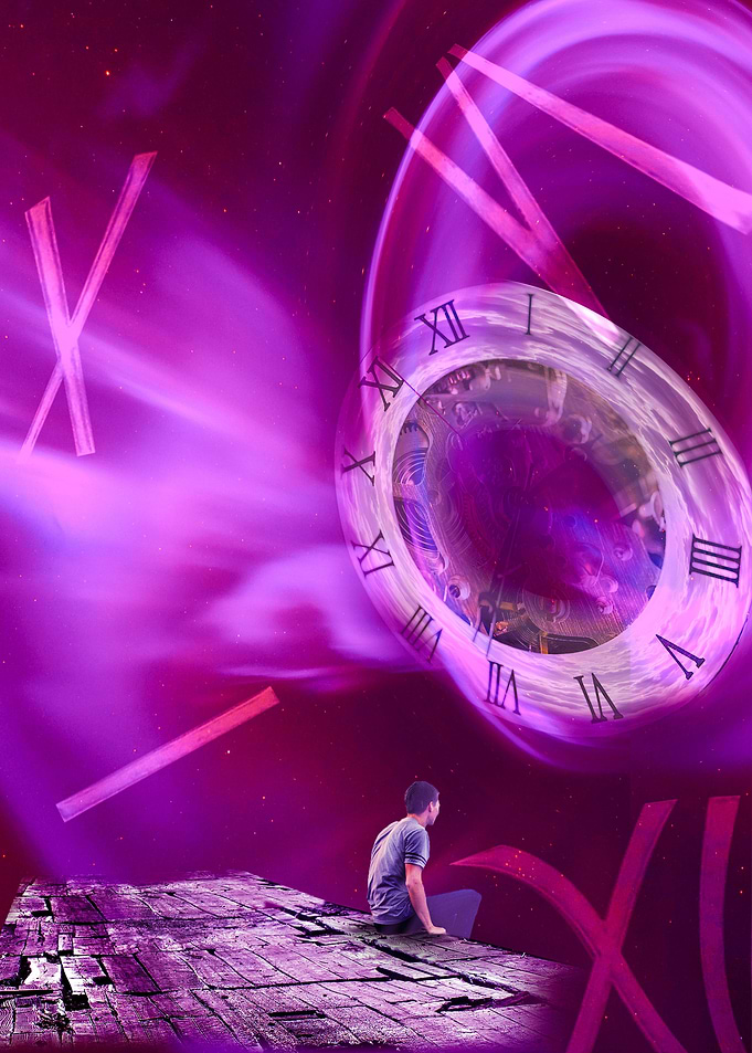 Trapped In Time Purple