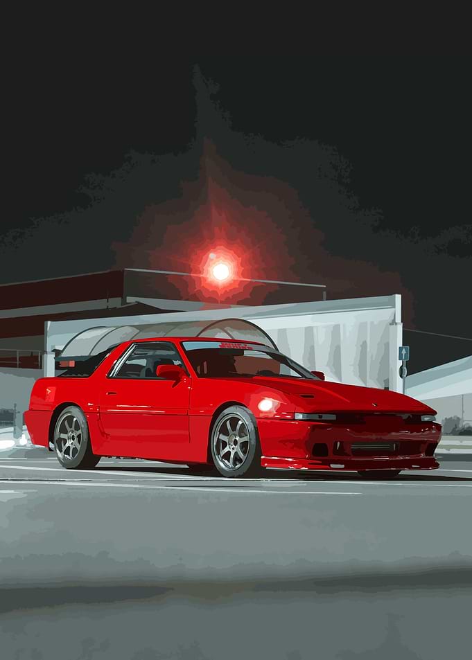red cars elegant