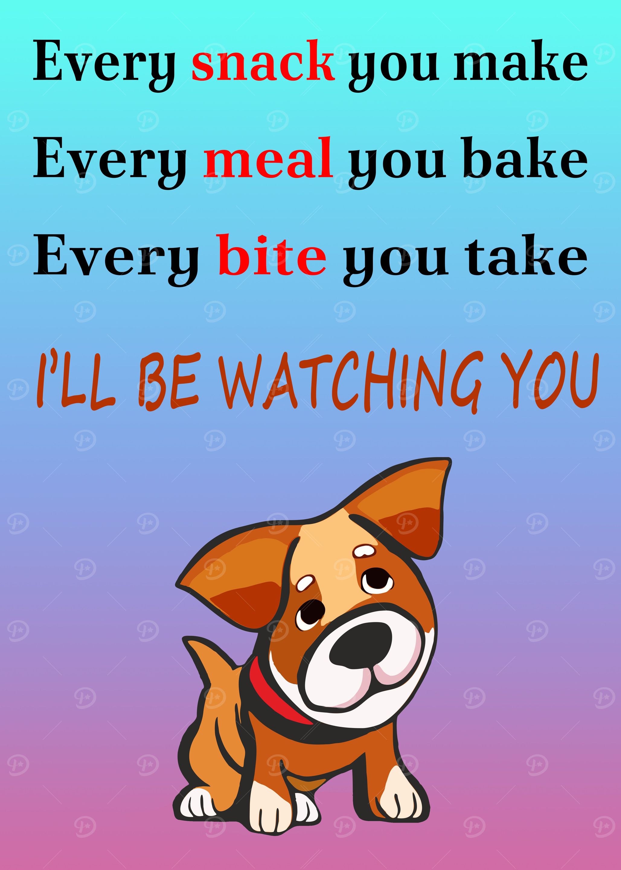 Cute Dog Watching You